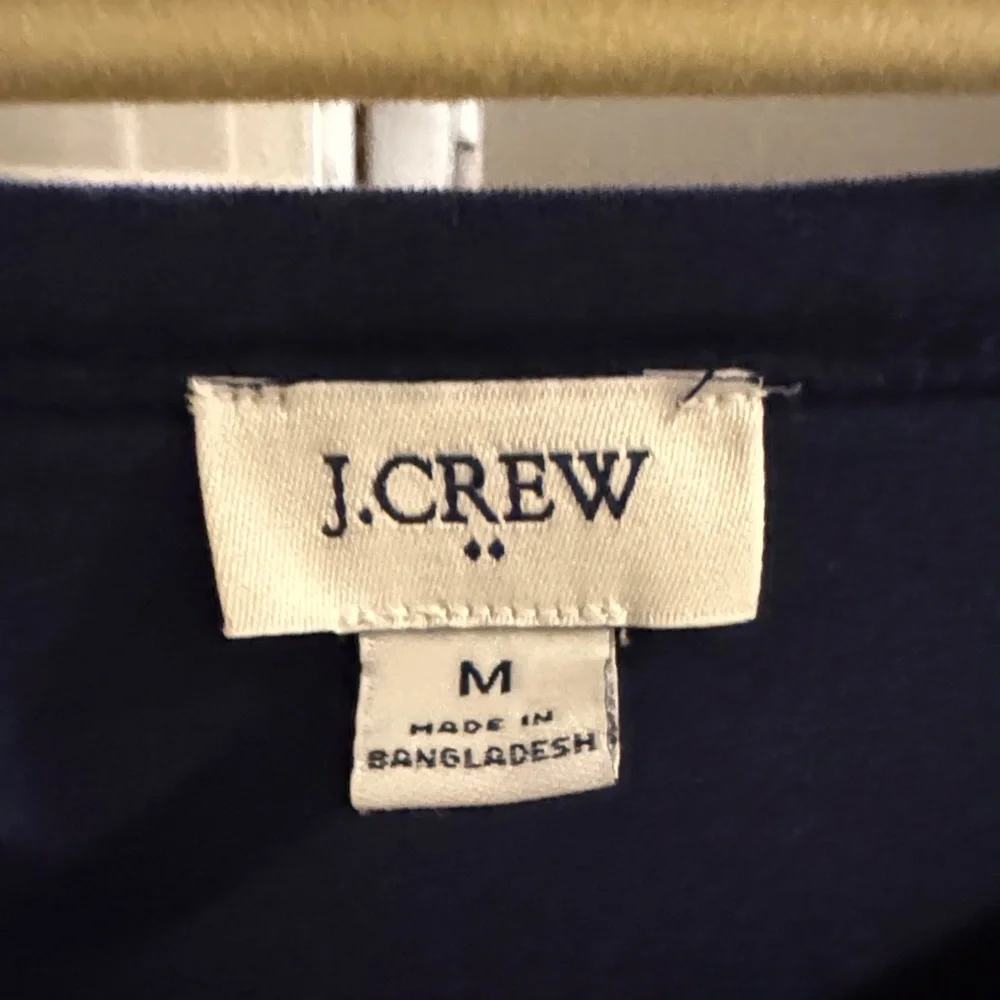 J. Crew Factory Navy Casual Dress - Picture 2 of 6